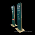 Professional Custom Made Large Stainless Steel Frame Outdoor Led Pylon Sign